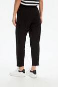 Barrel Leg Lounge Summer Pant- Black