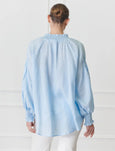 Willow Linen Top Blue