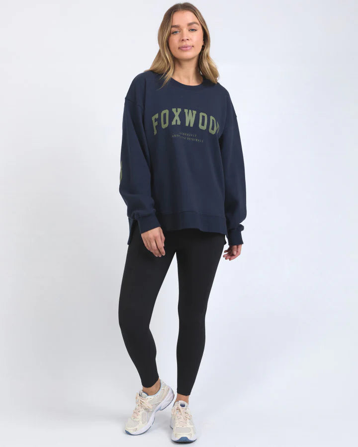 Interval Crew- Navy/Khaki