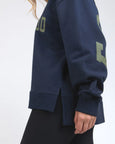 Interval Crew- Navy/Khaki