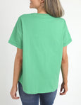 Halli SS Tee- Greenbriar