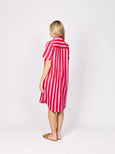 Lucy Dress- Pink/Red Stripe