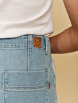 Wanda Jean- Pale Wash Denim