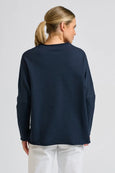 Amore Raw Sweatshirt - Navy / Heart