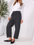 Leo Barrel Jeans- Black