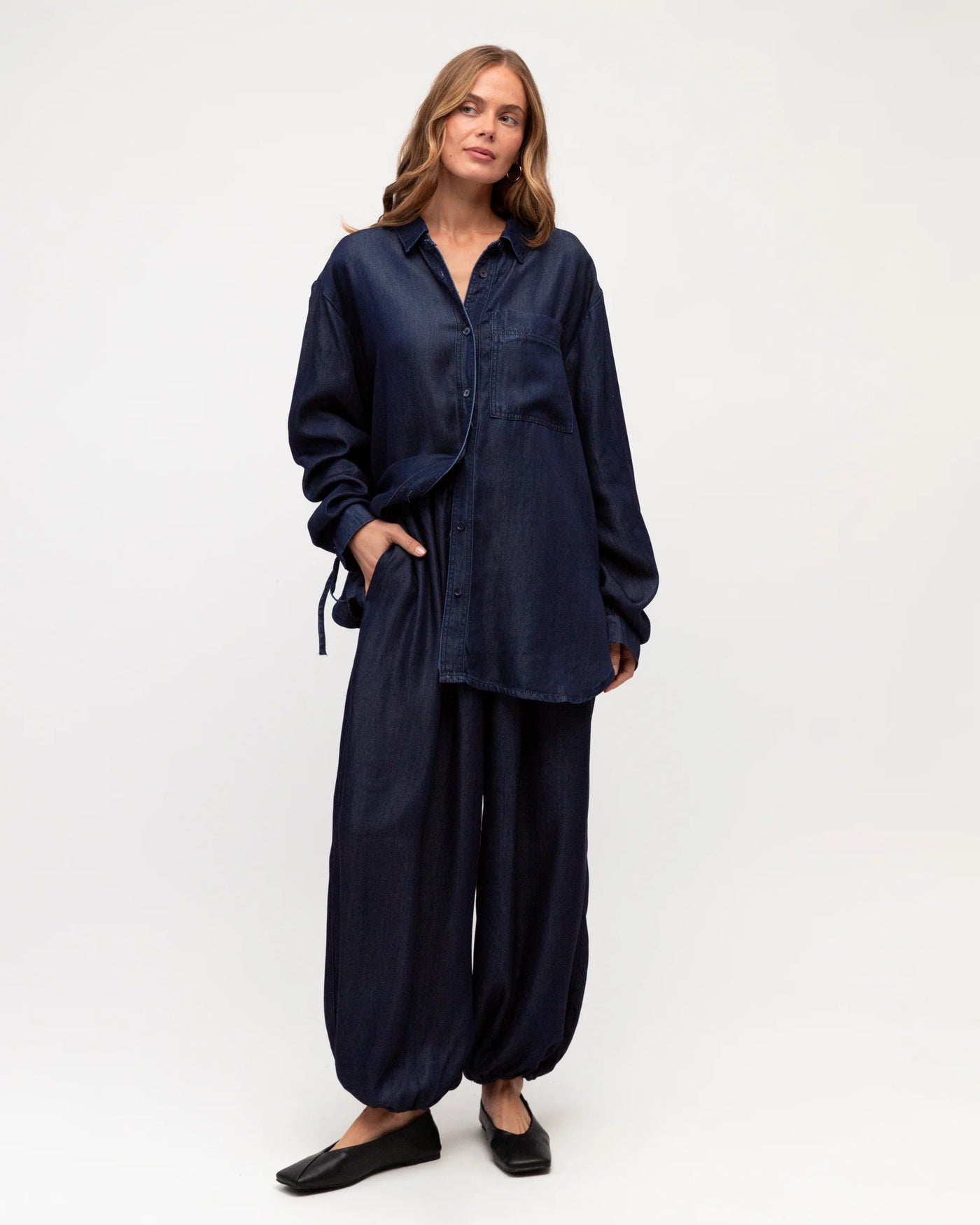 Gracie Gathered Sleeve Shirt