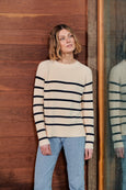 Breton Stripe Bell Pullover