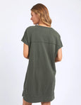 Allison Tee Dress- Khaki