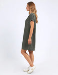 Allison Tee Dress- Khaki