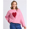 Intersia Heart Knit