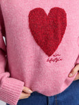 Intersia Heart Knit