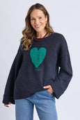 Intersia Heart Knit