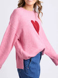 Intersia Heart Knit
