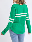 Adora Long Sleeve Tee- Pine Green