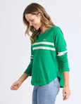 Adora Long Sleeve Tee- Pine Green