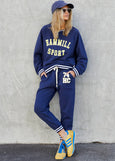 74 HAMMILL SPORT TRACK PANTS - NAVY