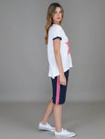 Corrine Pink Star Tee