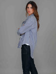 Croydon Navy Stripe Shirt