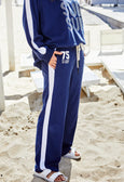 Sun Towelling Pant- Navy