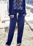 Sun Towelling Pant- Navy