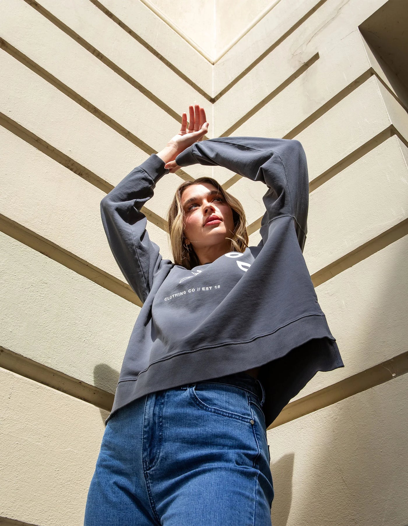 Effortless Crew- Dark Grey