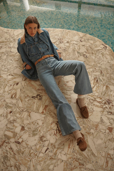 Harper Jean- 70’s Blue