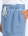 Penny Utility Skirt- Mid Wash Blue