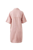 Bonnie Relaxed Shirtdress- Blossom Pink