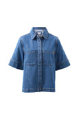 NOA Short Sleeve Shirt- Fresh Indigo