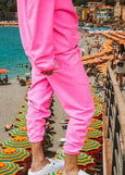 Capri Hot Pink Track Pant