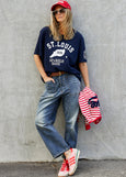 St Louis Tee- Navy