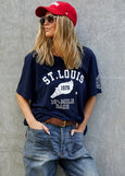 St Louis Tee- Navy