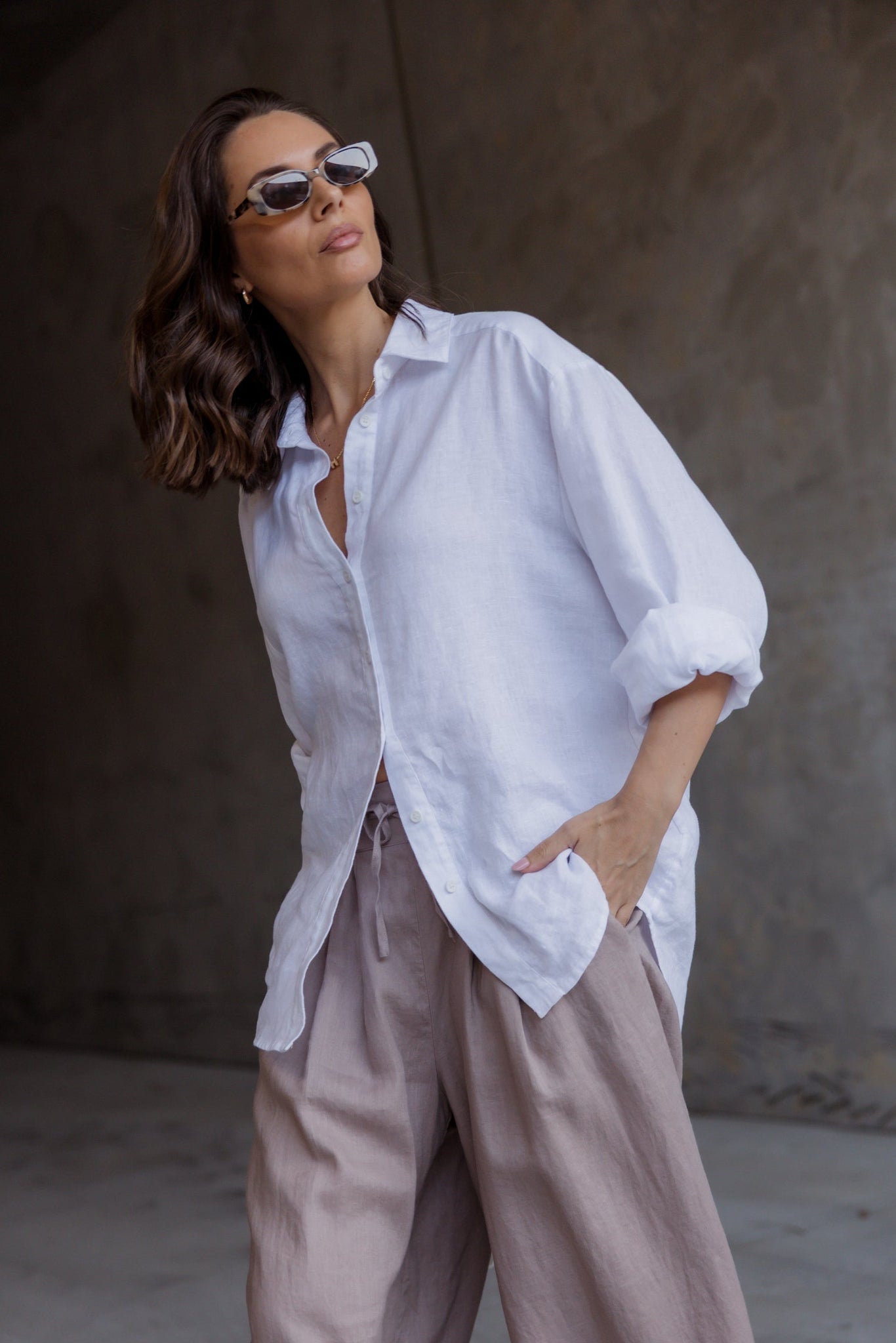 Dune Shirt- White