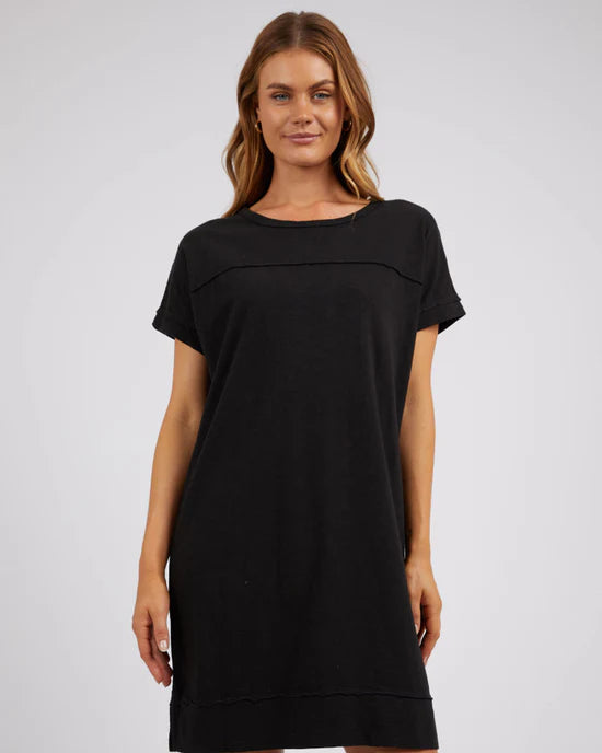 Allison Tee Dress- Black