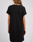 Allison Tee Dress- Black