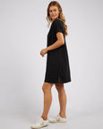 Allison Tee Dress- Black