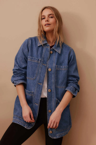 The Everyday Jacket- Fresh Indigo