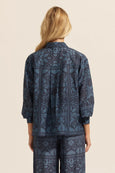 Reflex Top- Indigo Mosaic