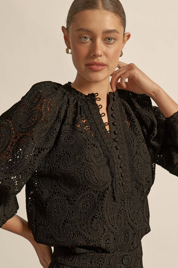 Adorn Top- Black