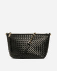 Agnes Bag- Black Weave