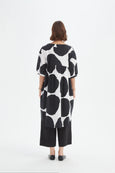 Pleat Front Print Tunic