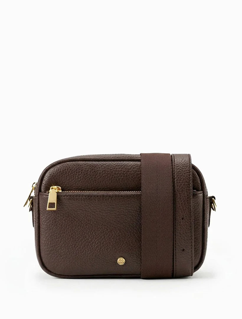 Ruby London Crossbody Bag- Chocolate