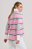 Rugby Sweatshirt Summer - Pink Multi Stripe