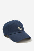 Pip Everyday Cap- Navy/Ecru Stitch