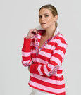 Rugby Sweatshirt- Lolly Pink/Red