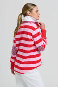 Rugby Sweatshirt- Lolly Pink/Red