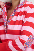 Rugby Sweatshirt- Lolly Pink/Red