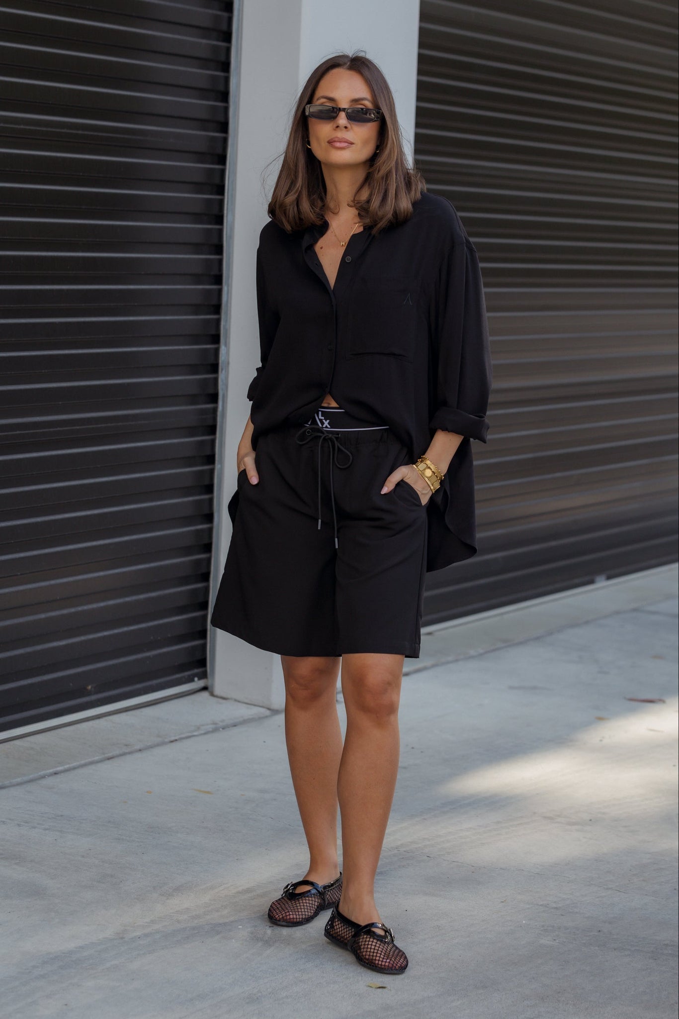 Noir Shorts- Black