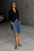Miki Shorts- Blue Wash
