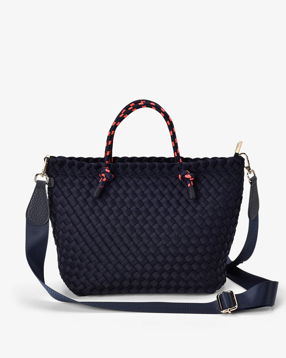 Michigan Tote- Navy Neo Plait
